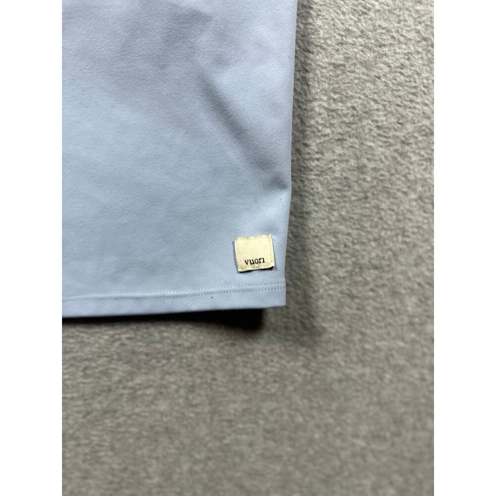 Vuori Daily Cropped Tank Top Women's Large Blue Racerback Sports Activewear - Picture 2 of 8